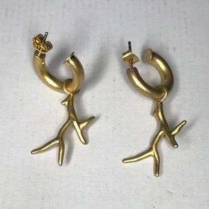 Madewell coral charm loop